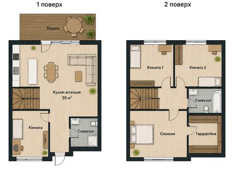 дом по адресу Левка Симиренка ул. (Мічуріна)