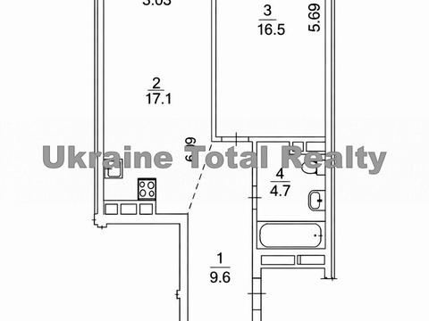квартира за адресою Європейського Союзу просп. (Правди), 53/46