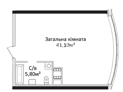 квартира по адресу Леси Украинки просп. (Гагарина), 19-А