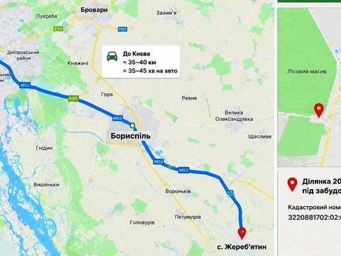 ділянка за адресою Центральна
