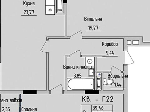 квартира по адресу Стрийская ул., 45-Г