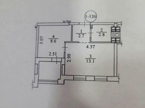 квартира по адресу Салютная ул., 2к1