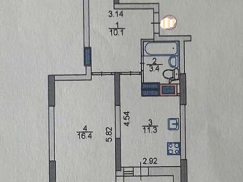 квартира по адресу Анны Ахматовой ул., 22
