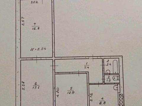 квартира по адресу 5-й Заречный микрорайон , 17