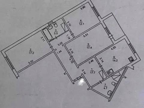 квартира за адресою Київ, Петра Григоренка просп., 16