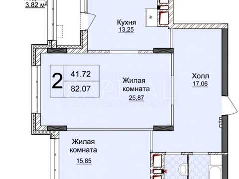 квартира за адресою Андрія Верхогляда вул. (Михайла Драгомирова), 15
