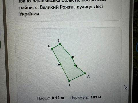 ділянка за адресою 