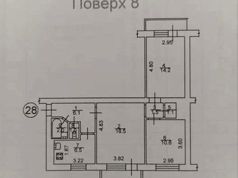 квартира за адресою Кирилівська вул. (Фрунзе), 115/2