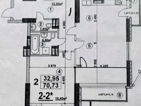 квартира за адресою Академіка Глушкова просп., 9-Д