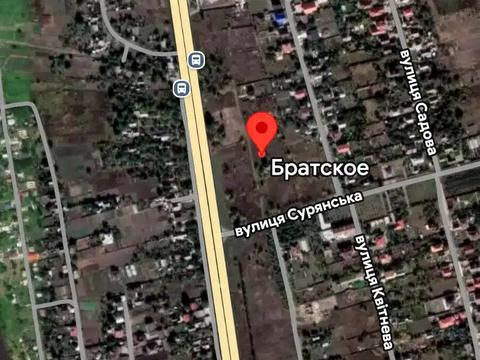участок по адресу с. Братское, сурянська