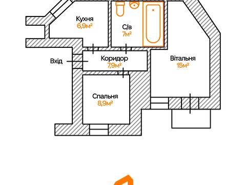 квартира за адресою Антоновича вул. (Горького), 38-Б