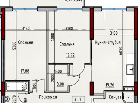 квартира за адресою Одеса, Дмитріївська вул. (Дмитрія Донського), 59/1