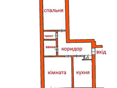 квартира за адресою Комсомольська, 2