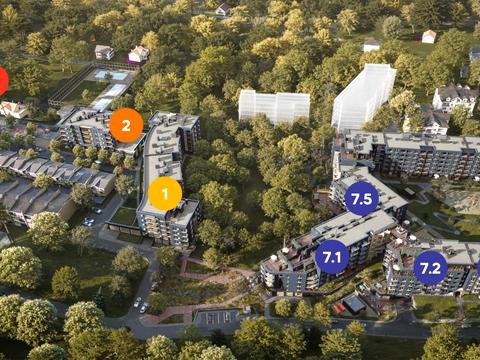 квартира по адресу Лікарська ул., (Будинок 1)