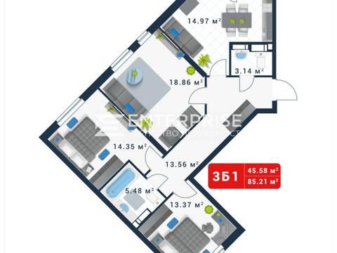 квартира за адресою Гліба Бабіча вул. (Канальна), 8-Б