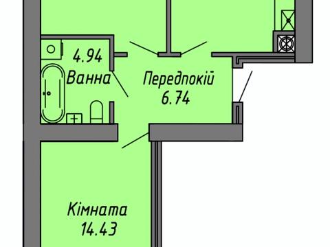 квартира по адресу Степана Бандеры ул., (Будинок 1)
