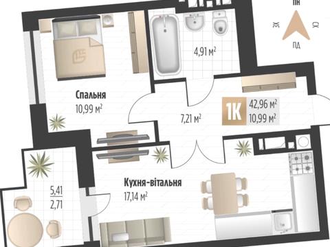 квартира по адресу Филиппа Орлика ул., (Будинок 2)