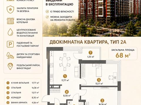 квартира по адресу Олександра Олеся ул., 13