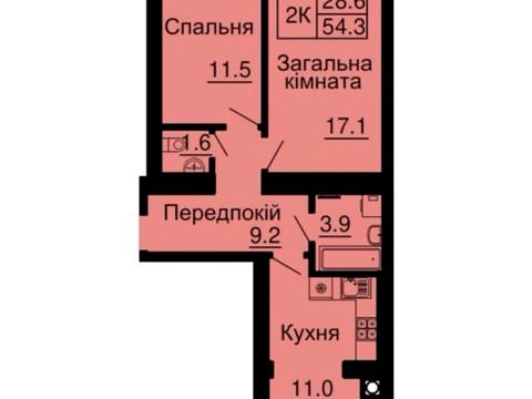 квартира по адресу Мартинова просп., (вул. Щаслива, 56)