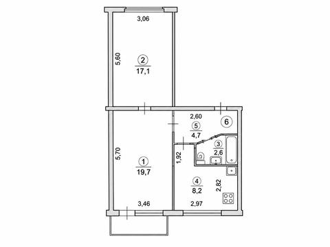 квартира по адресу Юности ул., 4