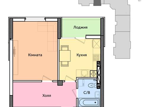 квартира по адресу Гостомельское ул., 24/1
