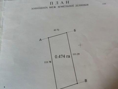 ділянка за адресою с. Лишня, Польова