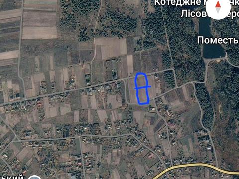 ділянка за адресою с. Лишня, Польова