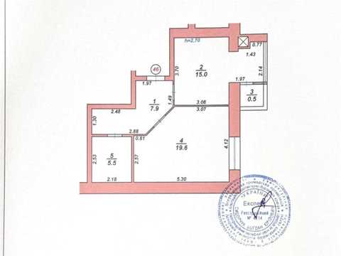 квартира по адресу Кам'янецька ул., 6/1-Б