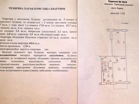 квартира за адресою Тракторобудівників просп., 90б