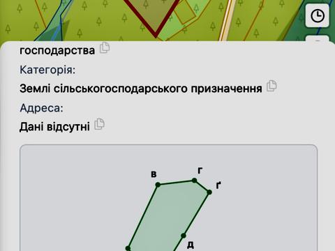 ділянка за адресою 