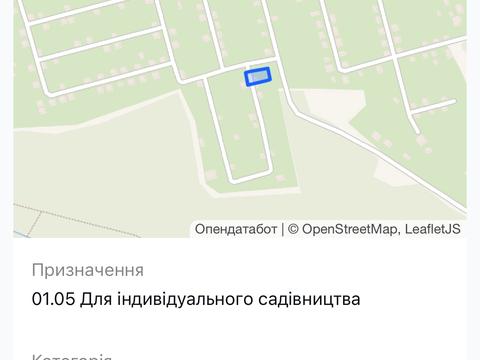 ділянка за адресою Садова