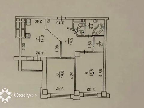 квартира по адресу Днепровская набережная ул., 26-І
