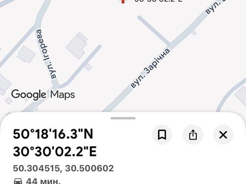 ділянка за адресою с. Лісники, Зарічна вул.