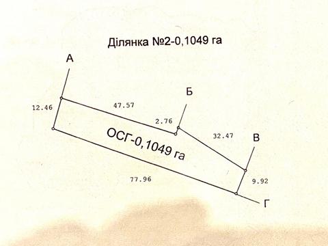 ділянка за адресою смт. Чуднів, Зелена