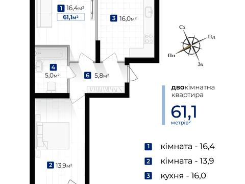 квартира по адресу Гната Хоткевича ул., (Будинок)