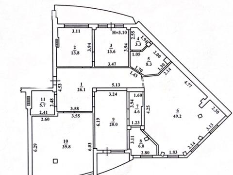 квартира по адресу Мукачевский пер., 6
