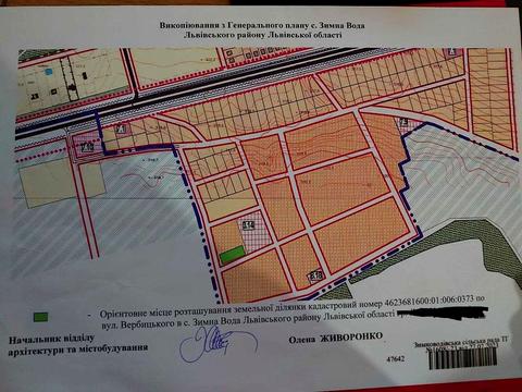 ділянка за адресою Вербицького