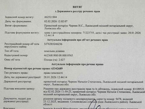 ділянка за адресою с. Ков'ярі, 