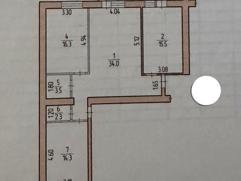 квартира по адресу 6-я Слободская ул. (Комсомольська), 81/4