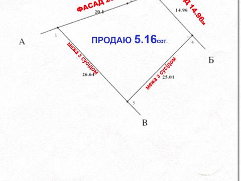 участок по адресу Тарасівська, 2