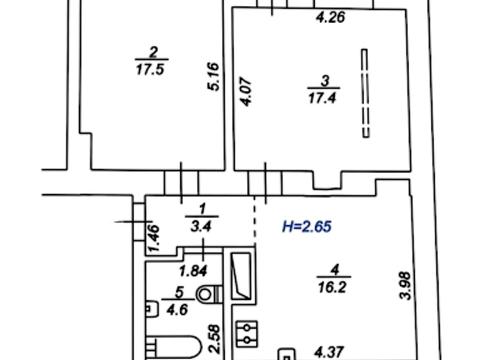 квартира по адресу Кропивницкого ул., 3