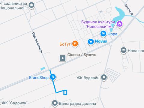 ділянка за адресою Приміська