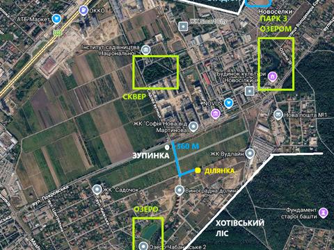 ділянка за адресою Приміська