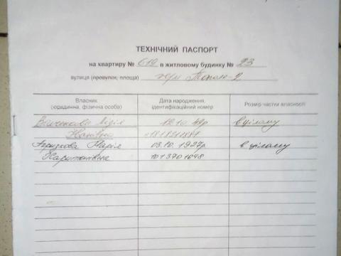 квартира за адресою Дніпро, житловий масив Тополя-2 вул., 23
