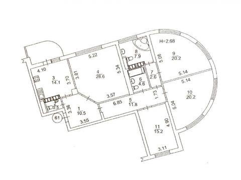 квартира по адресу Олены Пчилки ул., 2