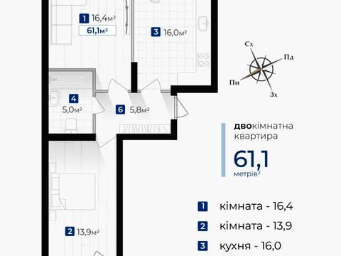 квартира по адресу Гната Хоткевича ул., (Будинок)