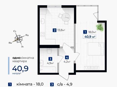 квартира за адресою Гната Хоткевича вул., (Будинок)