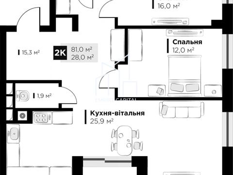 квартира за адресою Пасічна вул., 166