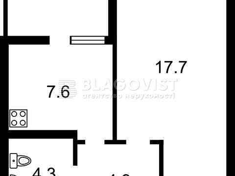 квартира за адресою Юлії Здановської вул. (Ломоносова), 34-Б