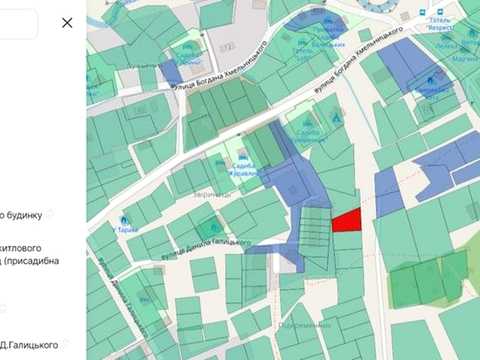 ділянка за адресою вул Д.Галицького
